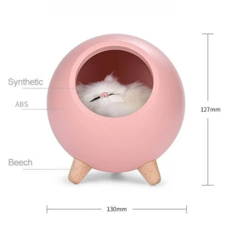 Cute Pet House LED Night Lamp - Adorable USB Night Light
