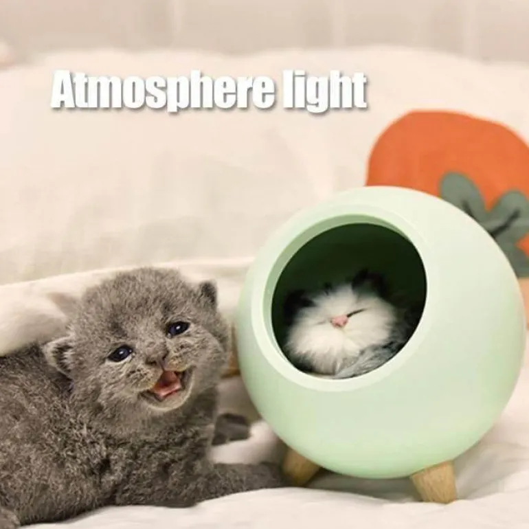 Cute Pet House LED Night Lamp - Adorable USB Night Light