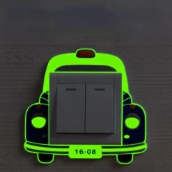 3D Cartoon Tier Nachtlichtschalter Abdeckung - Leuchtende dekorative Kunst