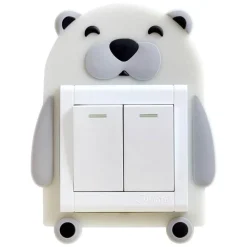 3D Cartoon Tier Nachtlichtschalter Abdeckung - Leuchtende dekorative Kunst