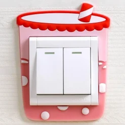 3D Cartoon Tier Nachtlichtschalter Abdeckung - Leuchtende dekorative Kunst