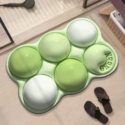 3D Diatom Bath Mat - Water Absorbent Bathroom Rug