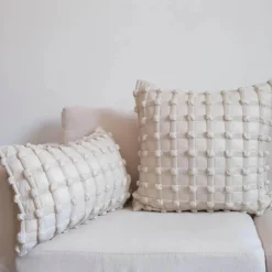 3D Dot Bubble Kissenbezug - Luxus Grau Schwarz Weiß Dekor