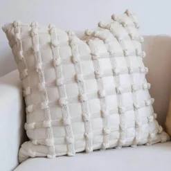 3D Dot Bubble Kissenbezug - Luxus Grau Schwarz Weiß Dekor