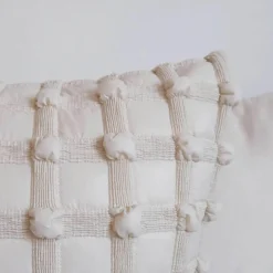 3D Dot Bubble Kissenbezug - Luxus Grau Schwarz Weiß Dekor