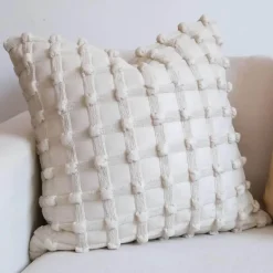 3D Dot Bubble Kissenbezug - Luxus Grau Schwarz Weiß Dekor