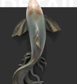 3D Fisch Wandaufkleber - Modernes Feng Shui Harz Dekor