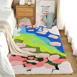 3D Flocked Moss Mats - Realistic Greenery Decor