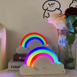 3D LED Regenbogen Nachtlampe - Buntes Wohndekor