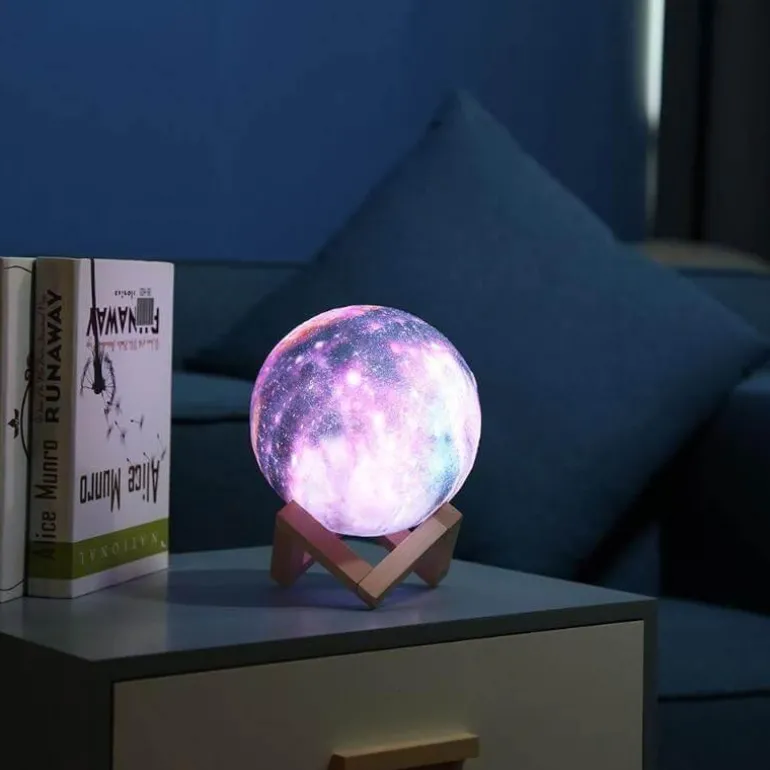3D Moon Lamp - Glow Decor for Bedroom