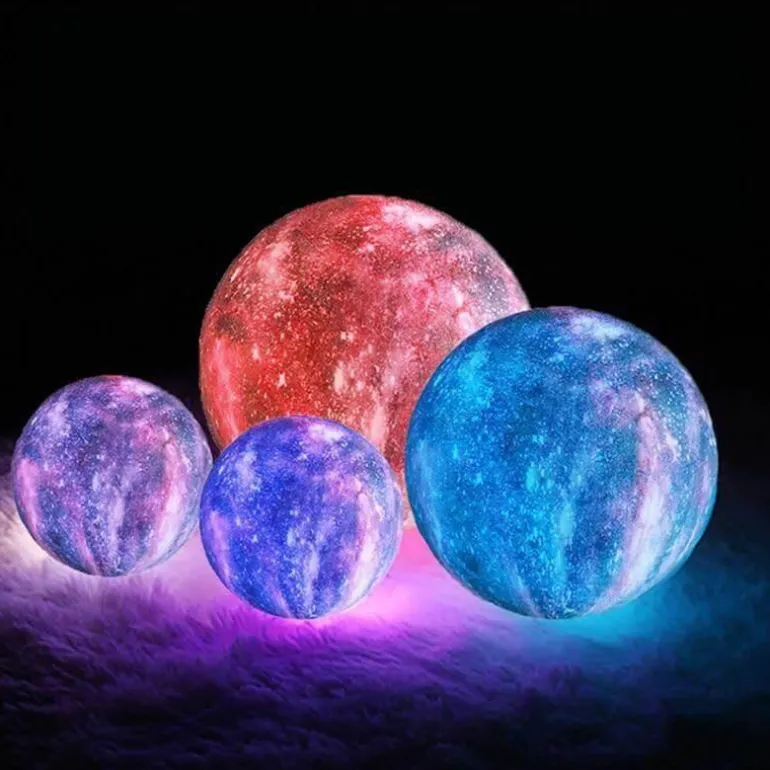 3D Moon Lamp - Glow Decor for Bedroom