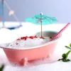 3D Realistischer Badewannen-Milchshakebecher - Lustiges Trinkgeschirr für die Heimdekoration