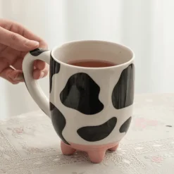 Daisy Keramiktasse - Blumenkaffeetasse