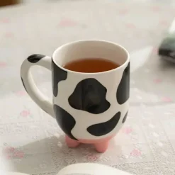 Daisy Keramiktasse - Blumenkaffeetasse
