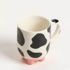 Daisy Keramiktasse - Blumenkaffeetasse