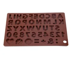 3D-Alphabet-Silikonform – DIY-Schokoladenbonbonformen