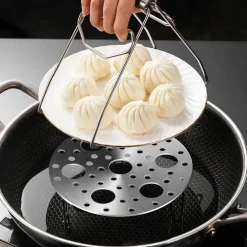 Dampfgarer aus Edelstahl – Multifunktionales Kochzubehör