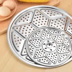 Dampfgarer aus Edelstahl für Brötchen, Mais und Eier – langlebiges Küchenutensil