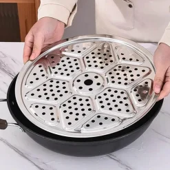 Dampfgarer aus Edelstahl für Brötchen, Mais und Eier – langlebiges Küchenutensil