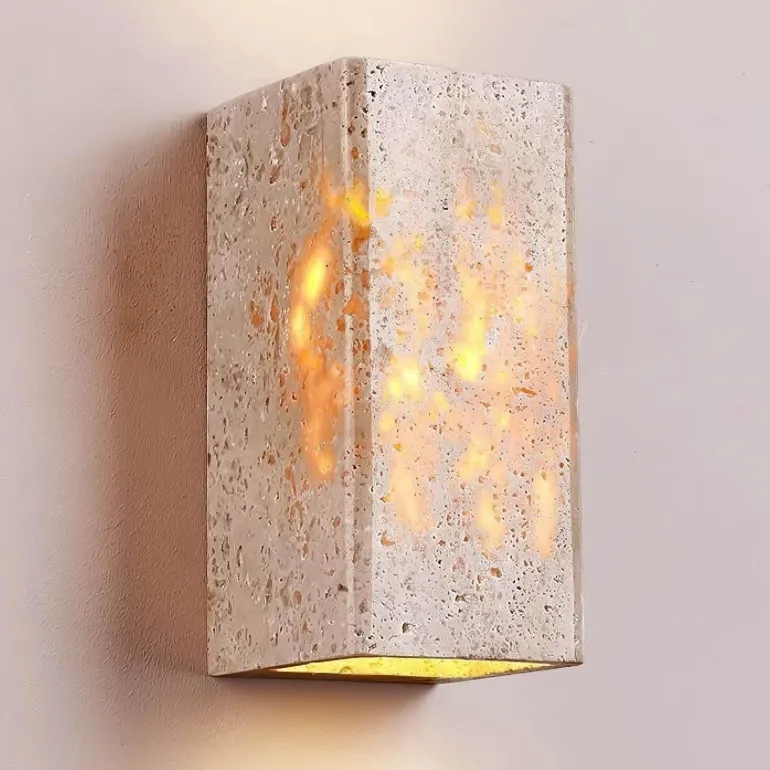 Danica Travertin-Wandleuchte – Moderne dekorative Leuchte