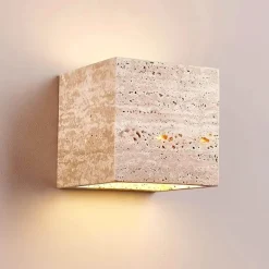 Danica Travertin-Wandleuchte – Moderne dekorative Leuchte