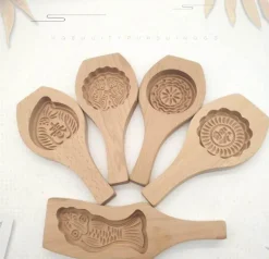 3D-Backformen aus Holz – dekorative Gebäckbackwerkzeuge