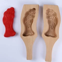 3D-Backformen aus Holz – dekorative Gebäckbackwerkzeuge