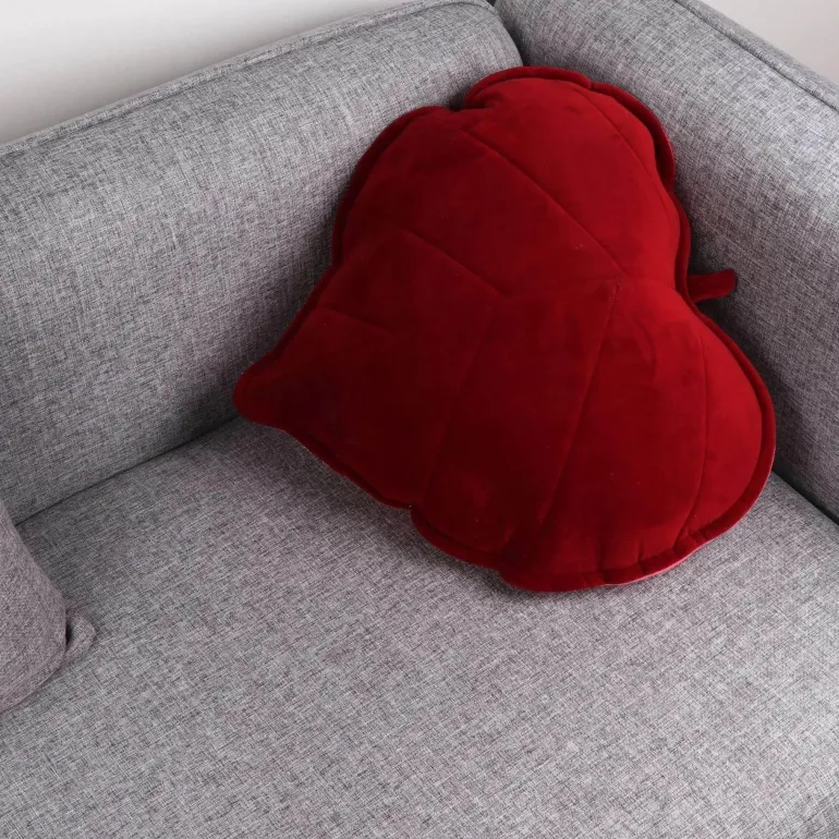 3D-Blatt-Plüschkissen – weiches Wurfkissen für Zuhause und Auto