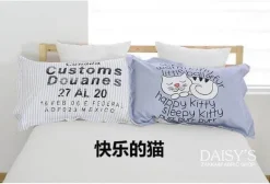 3D-Cartoon-Kissenbezüge – Lustige dekorative Bezüge aus Baumwolle