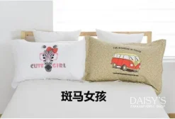 3D-Cartoon-Kissenbezüge – Lustige dekorative Bezüge aus Baumwolle