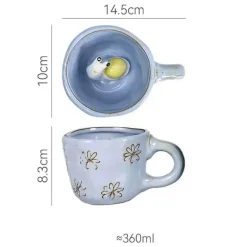 3D-Cartoon-Tier-Kaffeetassen – Einzigartige handgemachte Geschenkideen