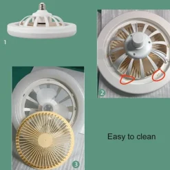 Deckenventilatorleuchte mit Fernbedienung – Moderne Innenleuchte