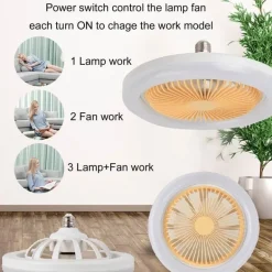 Deckenventilatorleuchte mit Fernbedienung – Moderne Innenleuchte