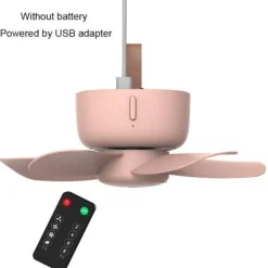 Deckenventilator-Luftkühler mit Fernbedienung - Einstellbarer intelligenter Ventilator