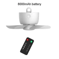 Deckenventilator-Luftkühler mit Fernbedienung - Einstellbarer intelligenter Ventilator
