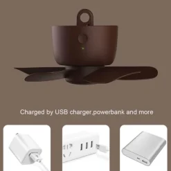 Deckenventilator-Luftkühler mit Fernbedienung - Einstellbarer intelligenter Ventilator