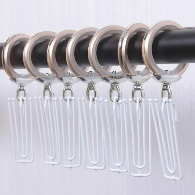 Decorative Shower Curtain Hooks - Stylish Bathroom Accessories