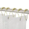 Decorative Shower Curtain Hooks - Premium Bathroom Accessories