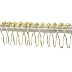 Decorative Shower Curtain Hooks - Premium Bathroom Accessories