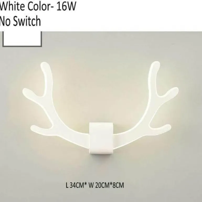 Deer Antler Wall Lamp with Motion Sensor - Creative Home Decor Lighting