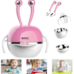 Deer Baby-Essset – 5-in-1-Geschirr-Essentials für Kleinkinder