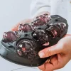 3D-Eiswürfelform mit Totenkopfmotiv – große Silikonformen für Partys und Getränke