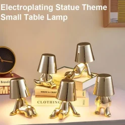 Dekorative Statuen-Tischlampe – Elegante Beleuchtungsvorrichtung