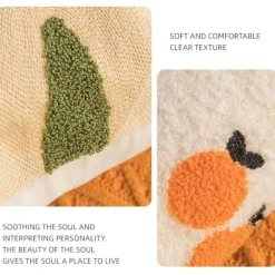 Dekorativer Kissenbezug aus Sonnenblumen-Jacquard