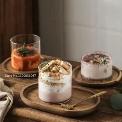 Dessertbecher aus Hochtemperaturglas – Elegantes Cocktailglas für Hochzeitsfeiern