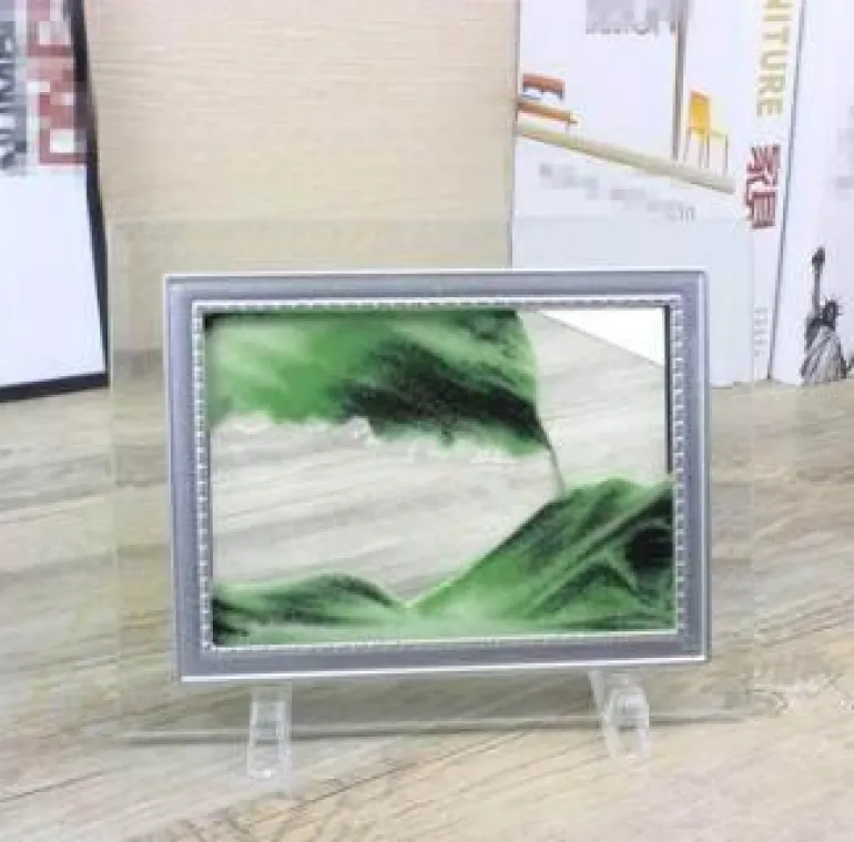 3D-Fließsand-Malrahmen – Dekoratives Kunstdisplay