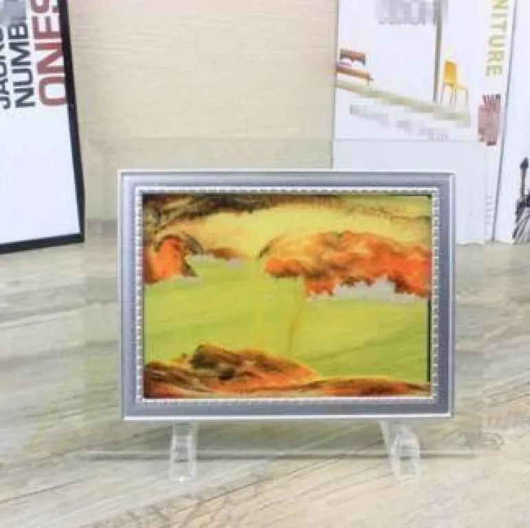 3D-Fließsand-Malrahmen – Dekoratives Kunstdisplay