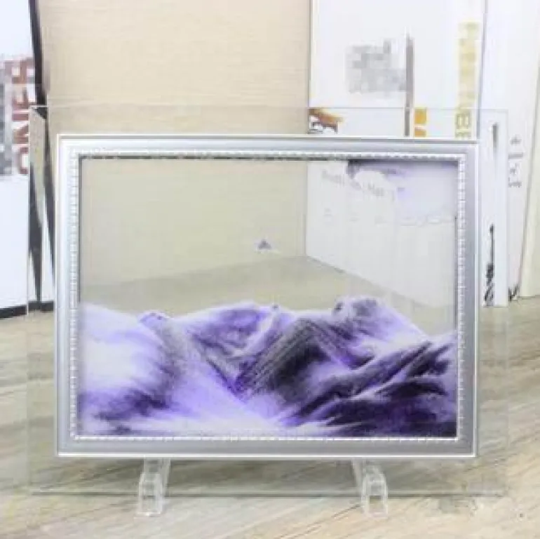 3D-Fließsand-Malrahmen – Dekoratives Kunstdisplay