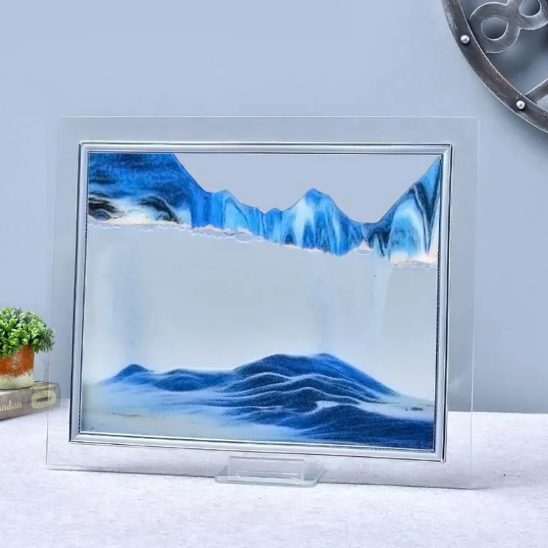 3D-Fließsand-Malrahmen – Dekoratives Kunstdisplay
