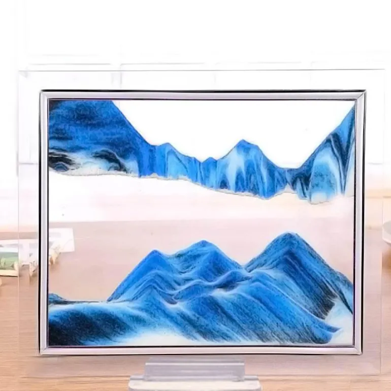 3D-Fließsand-Malrahmen – Dekoratives Kunstdisplay